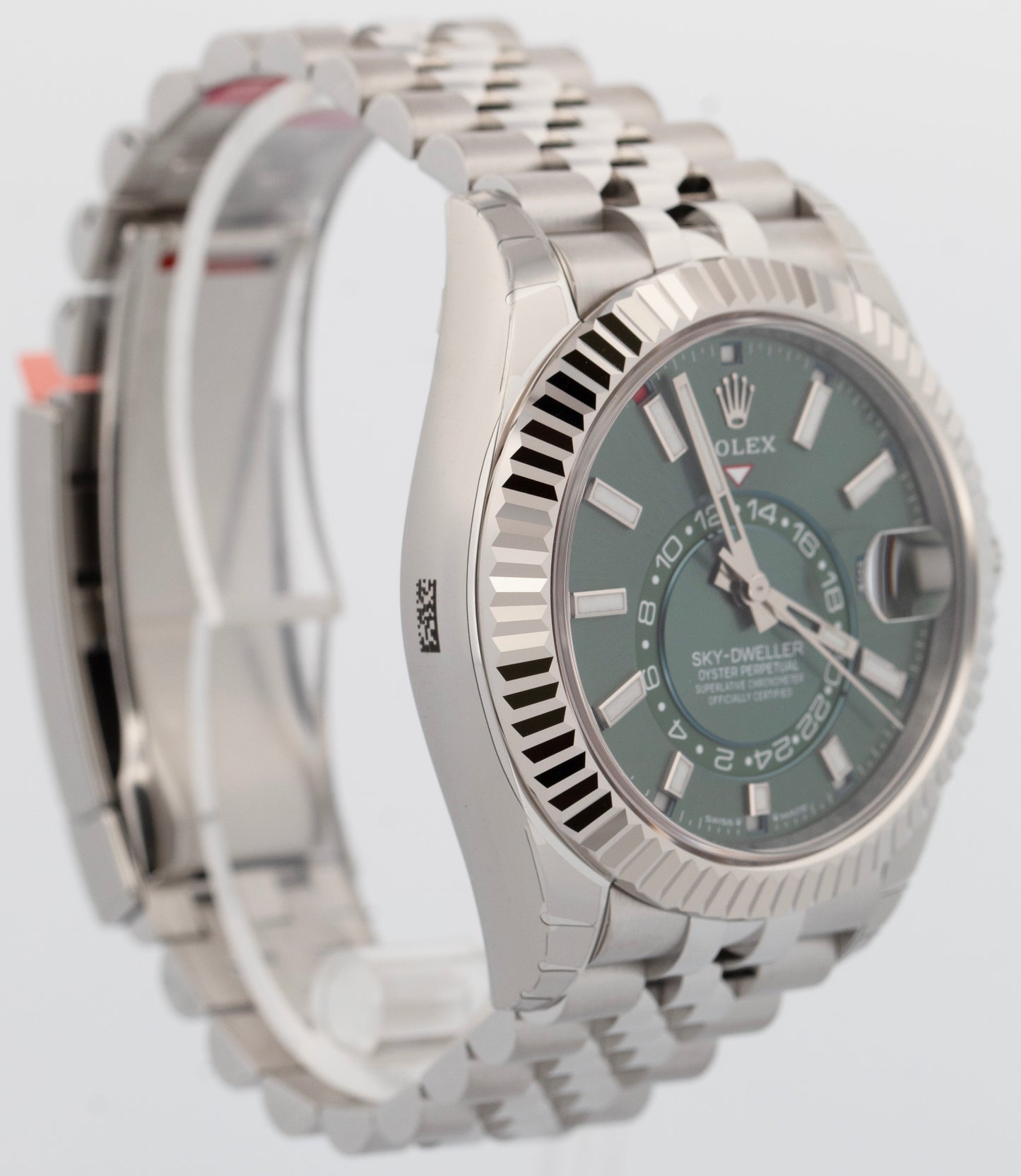 NEW STICKERED JUNE 2026 PAPERS Rolex Sky-Dweller GREEN 42mm JUBILEE 336934 BOX
