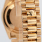 Rolex Day-Date President WHITE Dial 36mm 18K Yellow Gold Fluted 18238 Watch