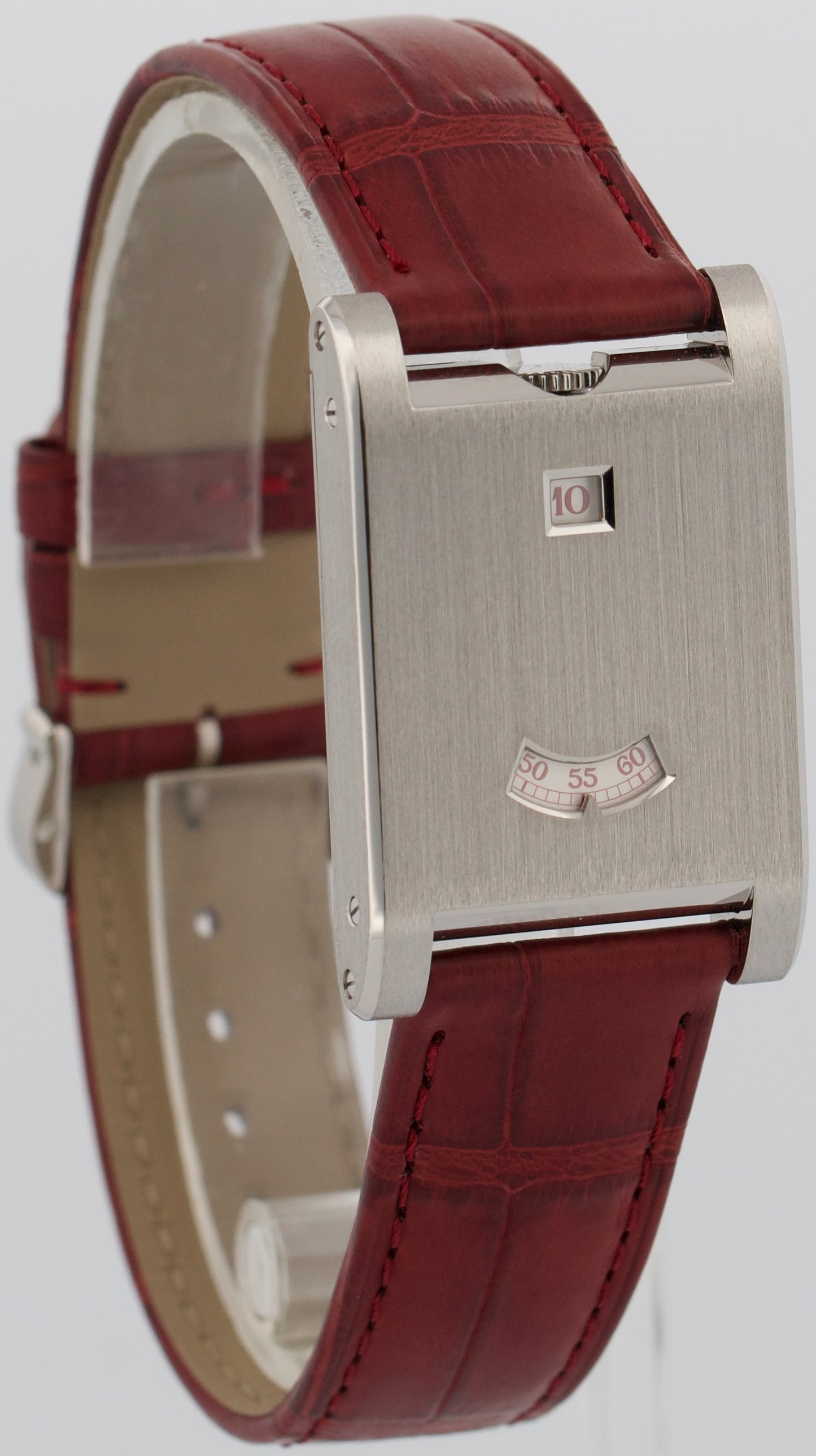 NEW 2025 PAPERS Cartier Tank à Guichets PLATINUM Manual 25mm WGTA0236 4582 BOX
