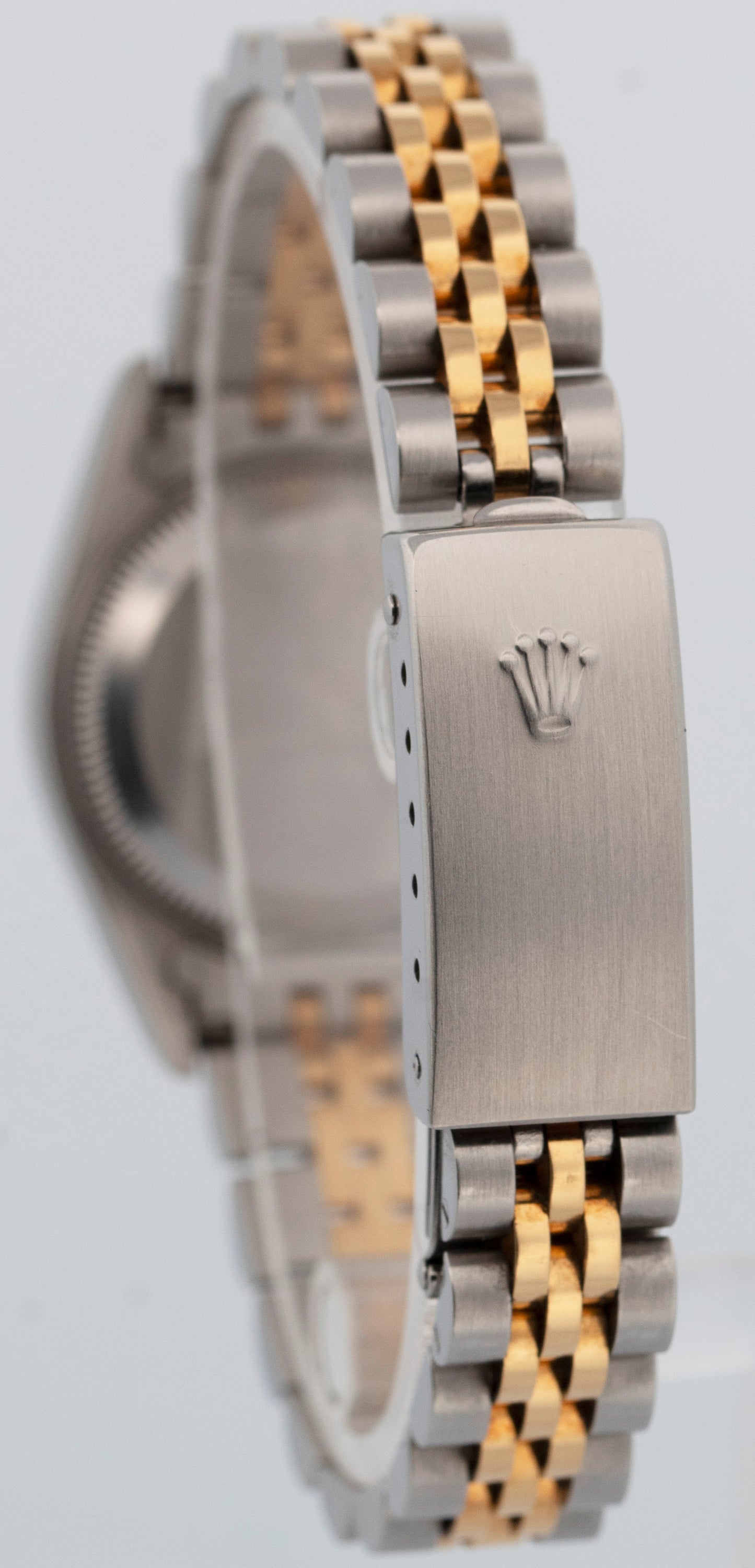 Rolex DateJust WHITE Two-Tone Jubilee 18K Yellow Gold Steel 26mm 79173 Watch