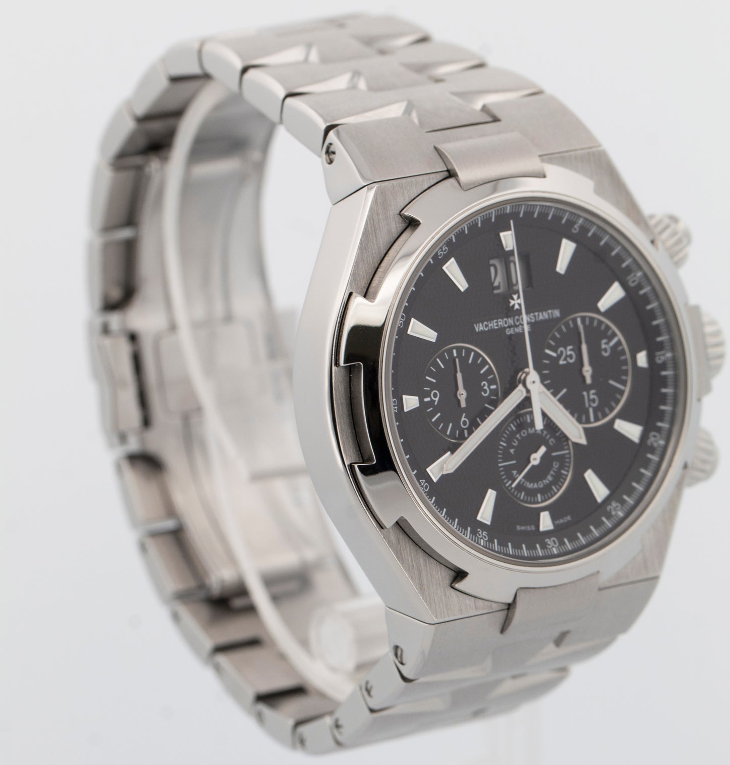 Vacheron Constantin Overseas Chronograph BLACK Stainless Steel 42mm 49150 Watch
