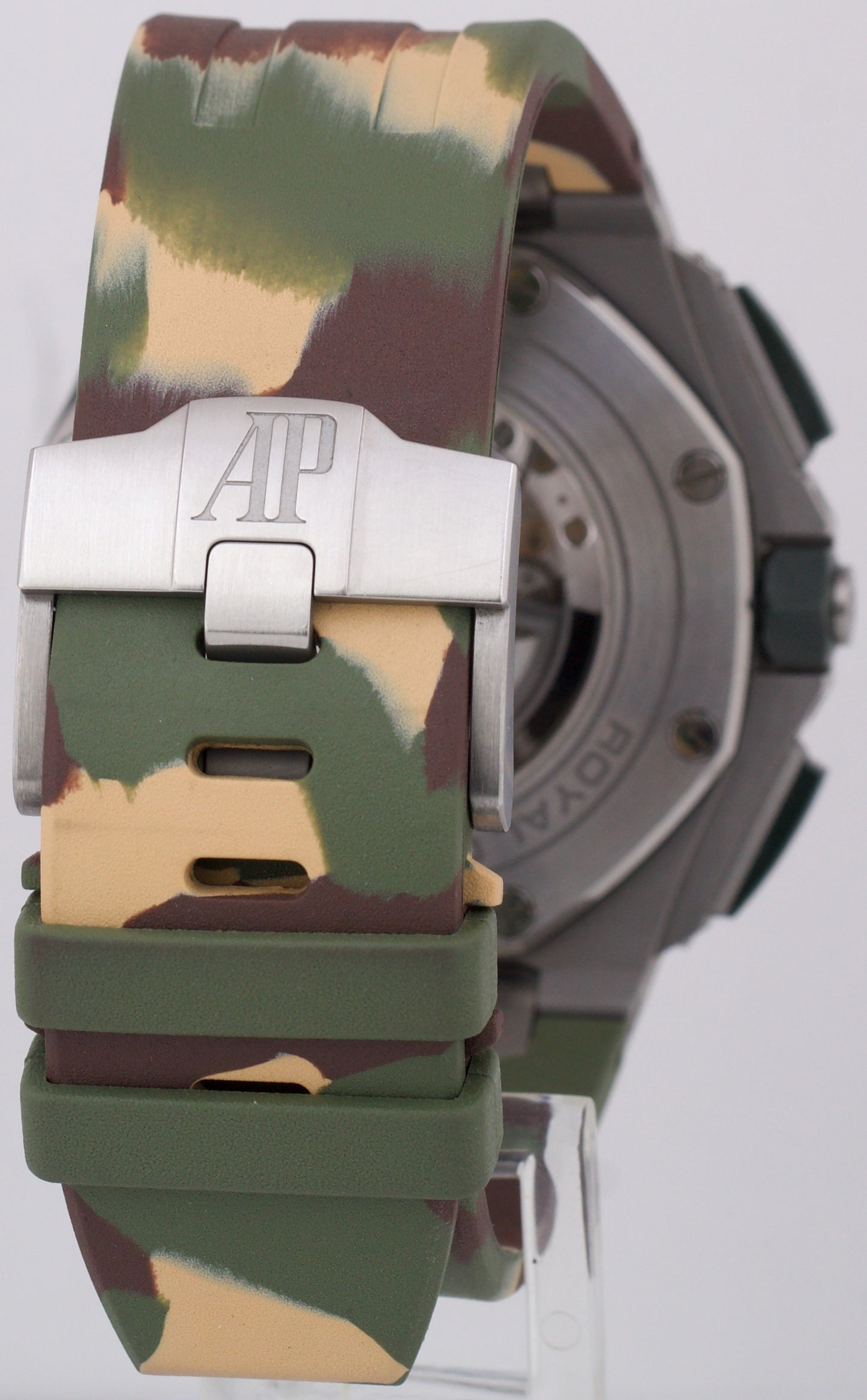 PAPERS Audemars Piguet Royal Oak Offshore CAMOUFLAGE GREEN 44mm 26400SO BOX