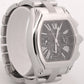 Cartier Roadster XL Chronograph BLACK Roman Steel 43mm Watch 2618 W62020X6