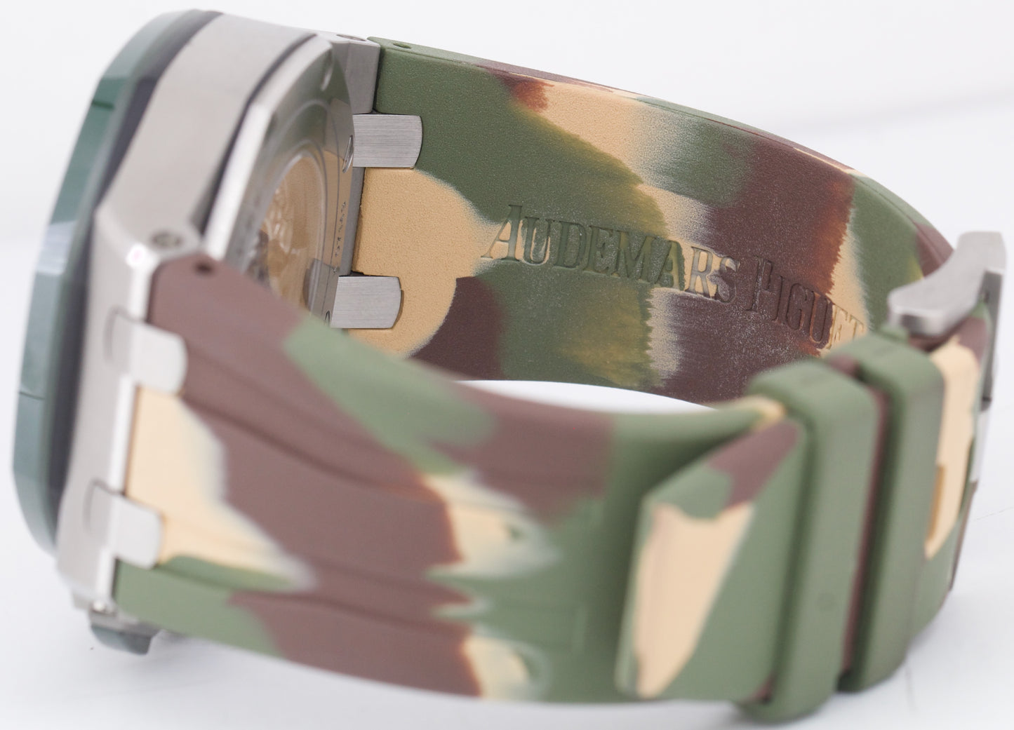 PAPERS Audemars Piguet Royal Oak Offshore CAMOUFLAGE GREEN 44mm 26400SO BOX