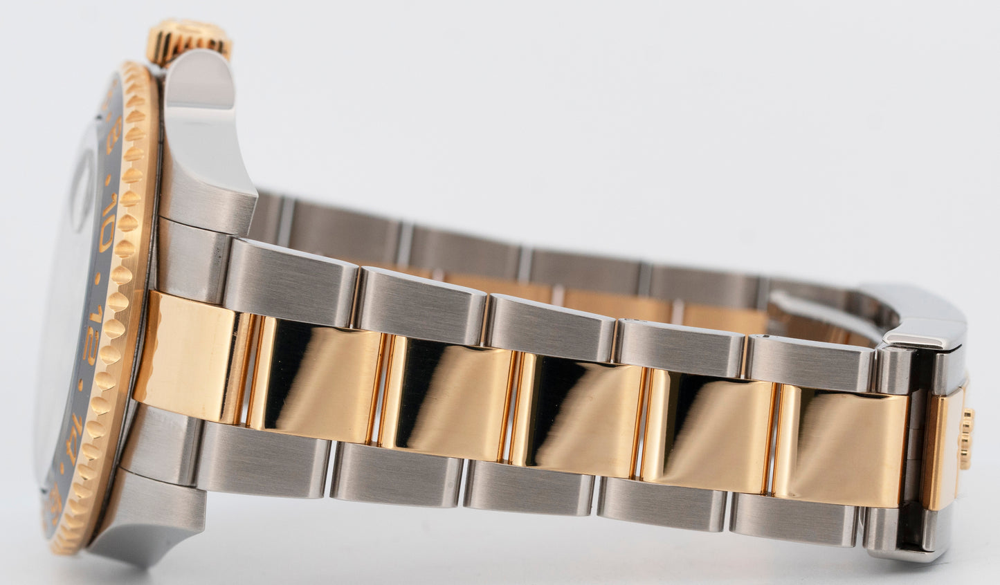 Rolex GMT-Master II Ceramic BLACK Two-Tone 18K Yellow Gold 40mm 116713 LN Watch