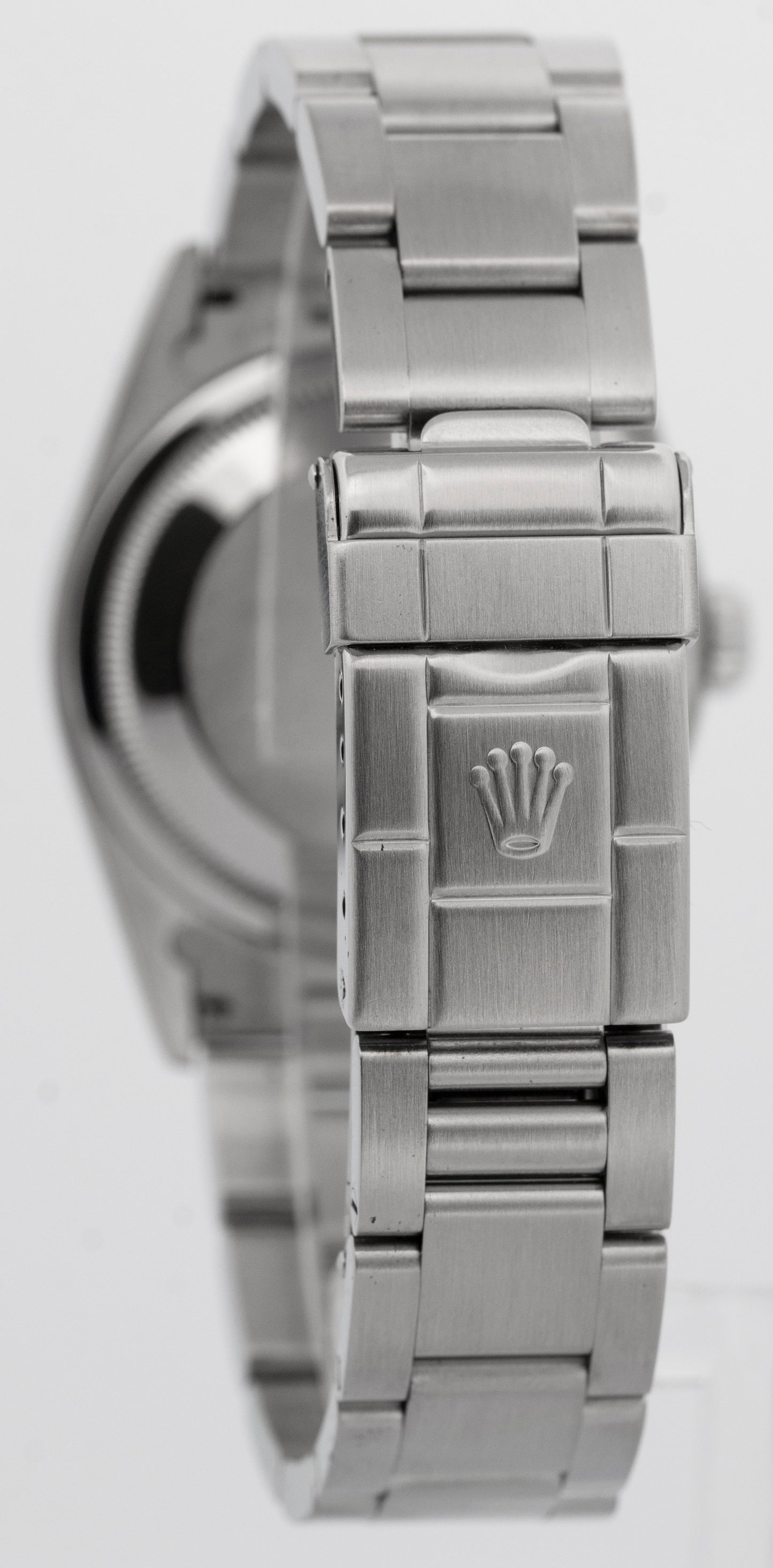 Rolex Explorer I 36mm Black Stainless Steel Oyster NO-HOLES 3-6-9  Watch 14270