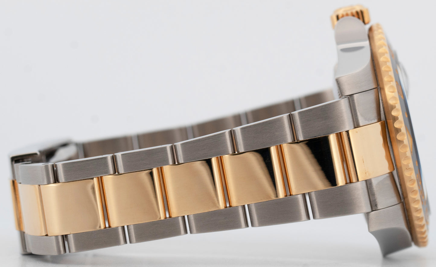 Rolex GMT-Master II Ceramic BLACK Two-Tone 18K Yellow Gold 40mm 116713 LN Watch