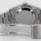 PAPERS Rolex DateJust Silver 36mm Stainless Steel Engine-Turned Watch 16220 BOX