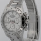 Rolex Daytona Cosmograph CHROMALIGHT WHITE Steel 40mm 116520 Watch