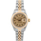 Ladies Rolex DateJust 26mm CHAMPAGNE Yellow Gold Stainless JUBILEE Watch 69173