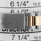 Rolex Oyster Perpetual Date CHAMPAGNE Two-Tone Yellow Gold 34mm 1505 Watch