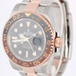 Rolex GMT-Master II ROOT BEER Two-Tone 18k Rose Gold Black 40mm 126711 Watch