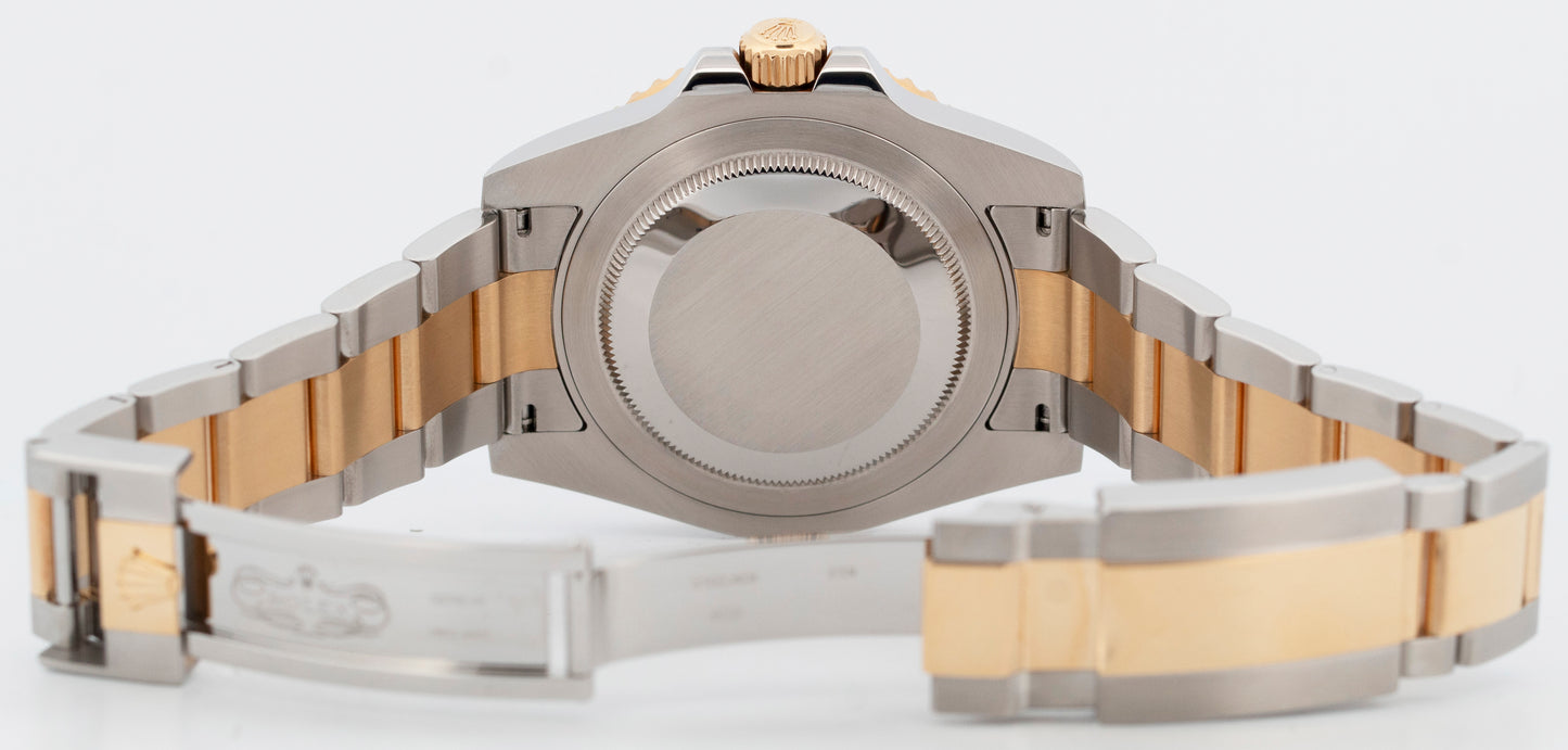 Rolex GMT-Master II Ceramic BLACK Two-Tone 18K Yellow Gold 40mm 116713 LN Watch