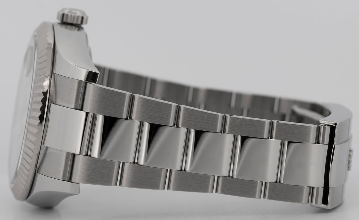 2022 Rolex Sky-Dweller 326934 White Fluted Stainless Steel 42mm Watch Box Papers