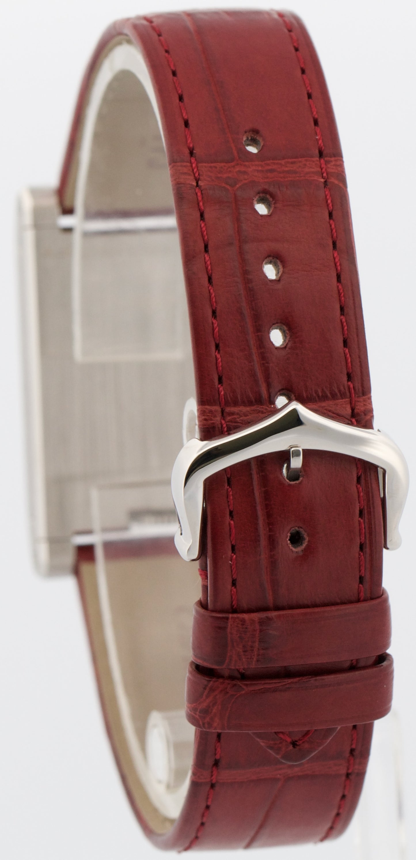 NEW 2025 PAPERS Cartier Tank à Guichets PLATINUM Manual 25mm WGTA0236 4582 BOX