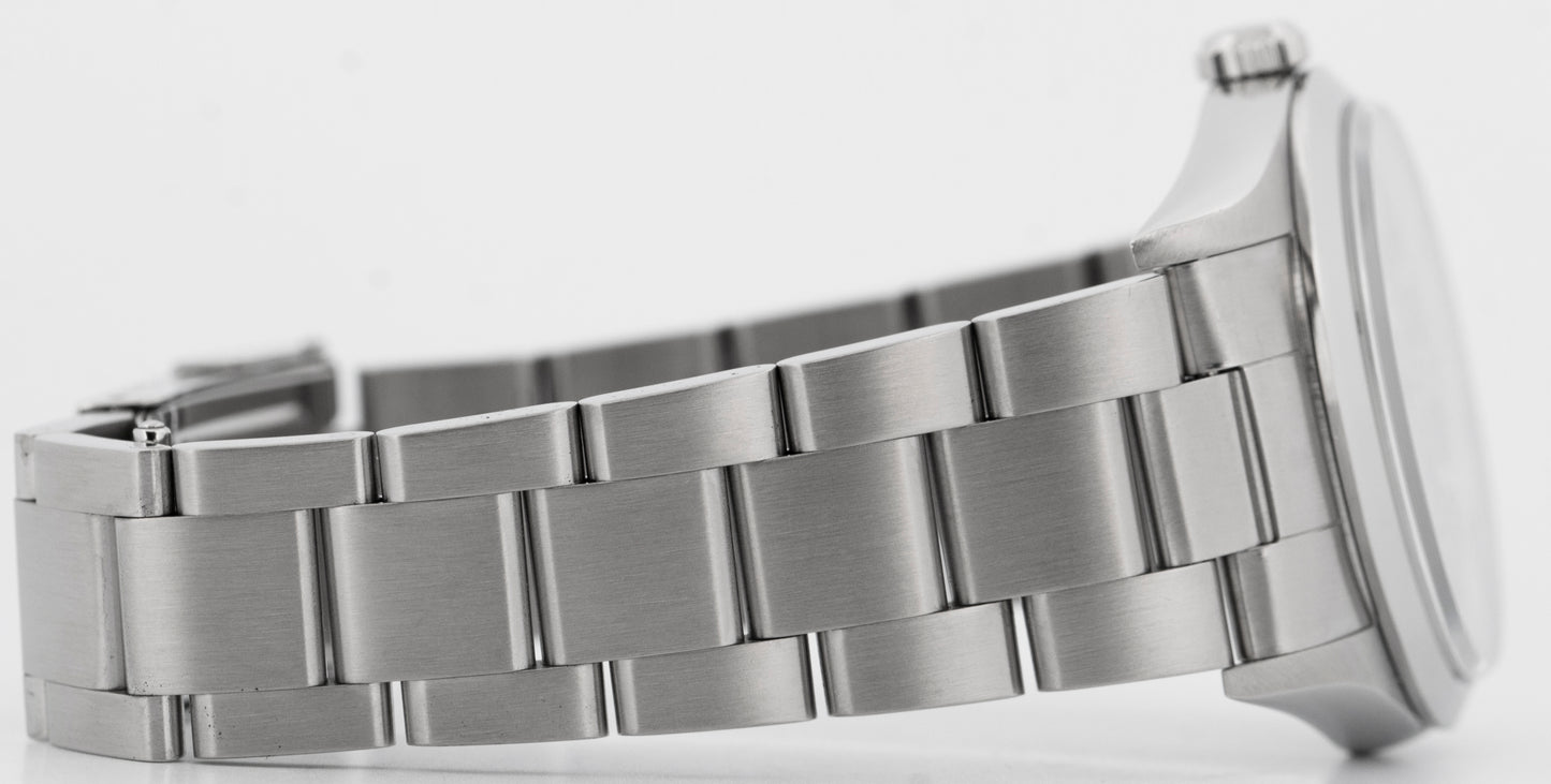 Rolex Explorer I 36mm Black Stainless Steel Oyster NO-HOLES 3-6-9  Watch 14270