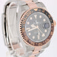 Rolex GMT-Master II ROOT BEER Two-Tone 18k Rose Gold Black 40mm 126711 Watch