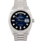 2023 PAPERS Rolex Day-Date President BLUE Ombre White Gold 36mm 128239 Watch BOX