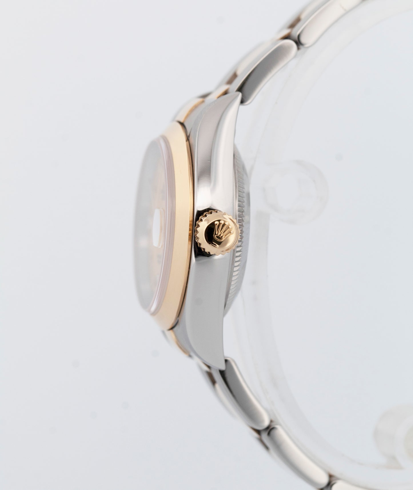 PAPERS Ladies Rolex DateJust CHAMPAGNE MOP DIAMOND Two-Tone Gold 26mm 79163 BOX