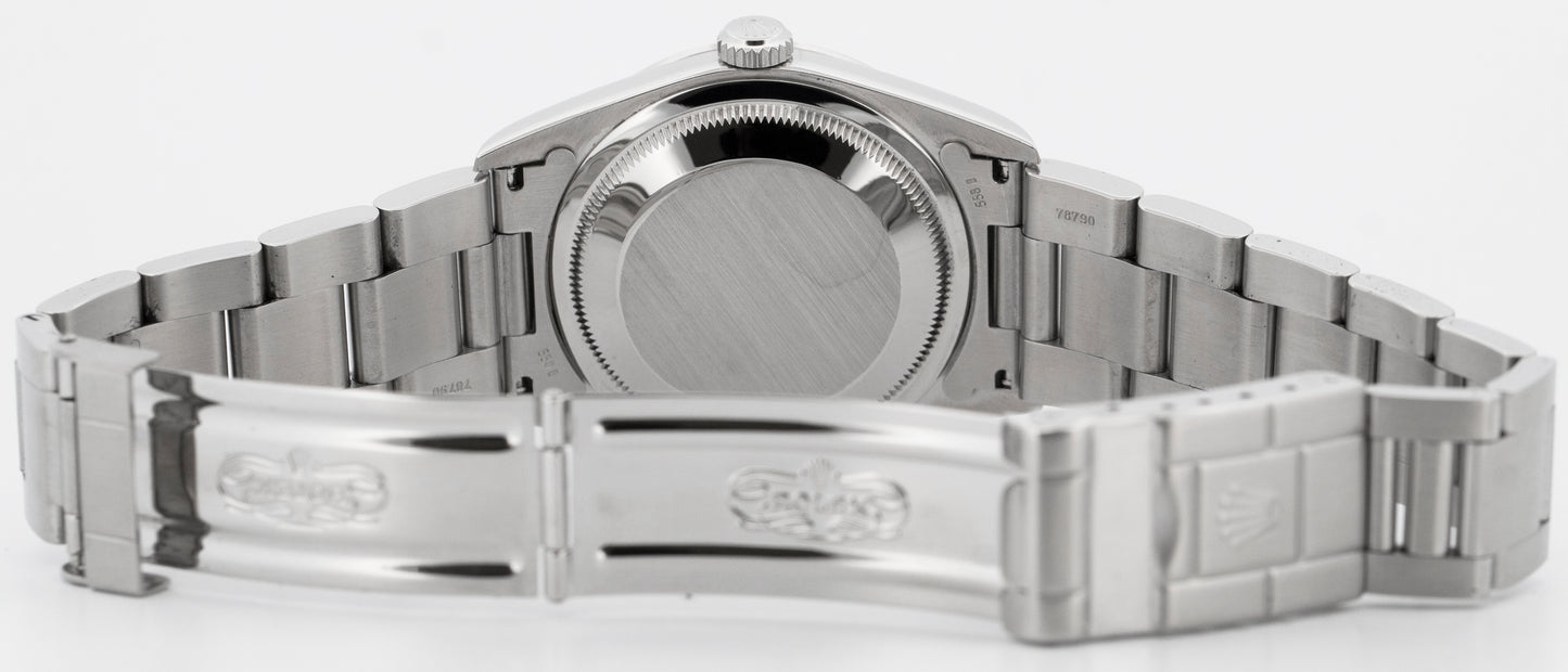 Rolex Explorer I 36mm Black Stainless Steel Oyster NO-HOLES 3-6-9  Watch 14270