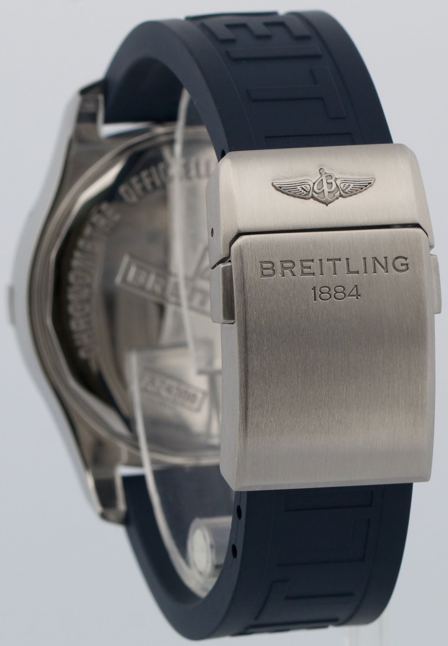 PAPERS Breitling Colt Quartz 44 IVORY Stainless Steel RUBBER 44mm A74388 Watch