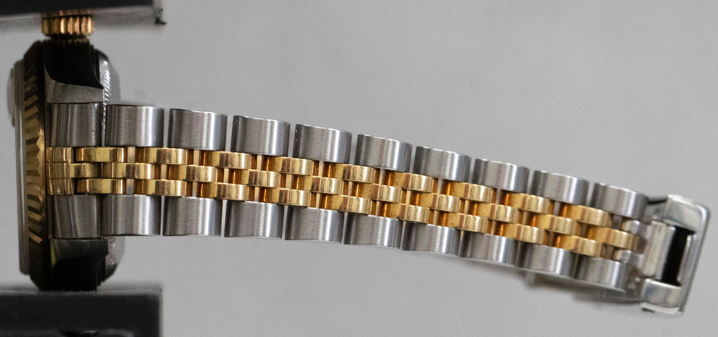 Rolex DateJust WHITE Two-Tone Jubilee 18K Yellow Gold Steel 26mm 79173 Watch