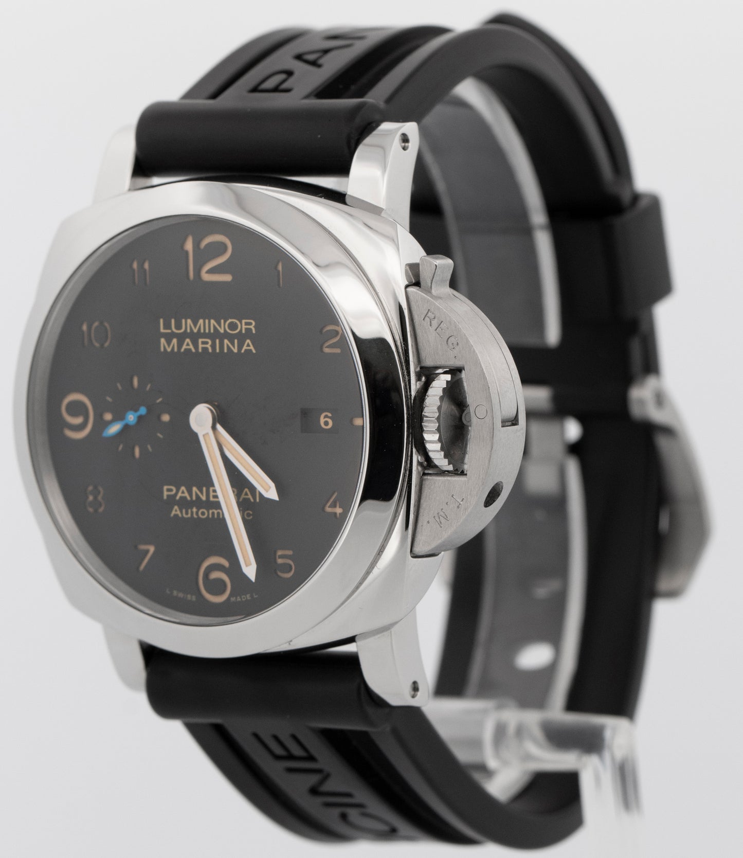 2017 PAPERS Panerai Luminor Marina BLACK Steel 44mm PAM01359 Watch BOX