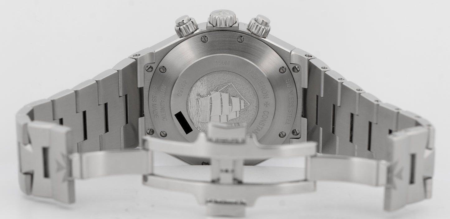 Vacheron Constantin Overseas Chronograph BLACK Stainless Steel 42mm 49150 Watch