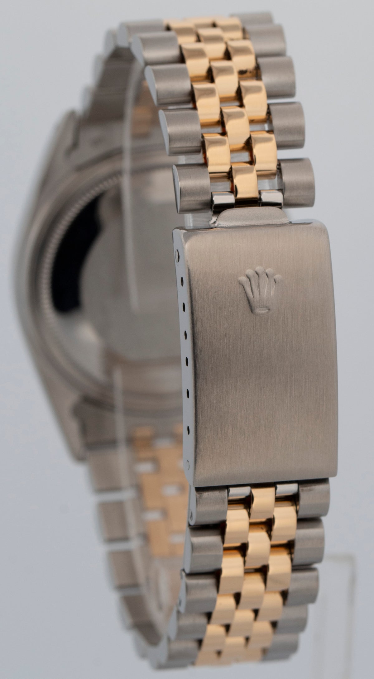 Rolex DateJust 16013 Champagne Two-Tone 18K Yellow Gold Steel Jubilee 36mm Watch