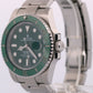 UNPOLISHED 2019 PAPERS Rolex Submariner HULK Ceramic Green 40mm 116610 LV BOX