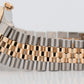 Rolex DateJust 16013 Champagne Two-Tone 18K Yellow Gold Steel Jubilee 36mm Watch