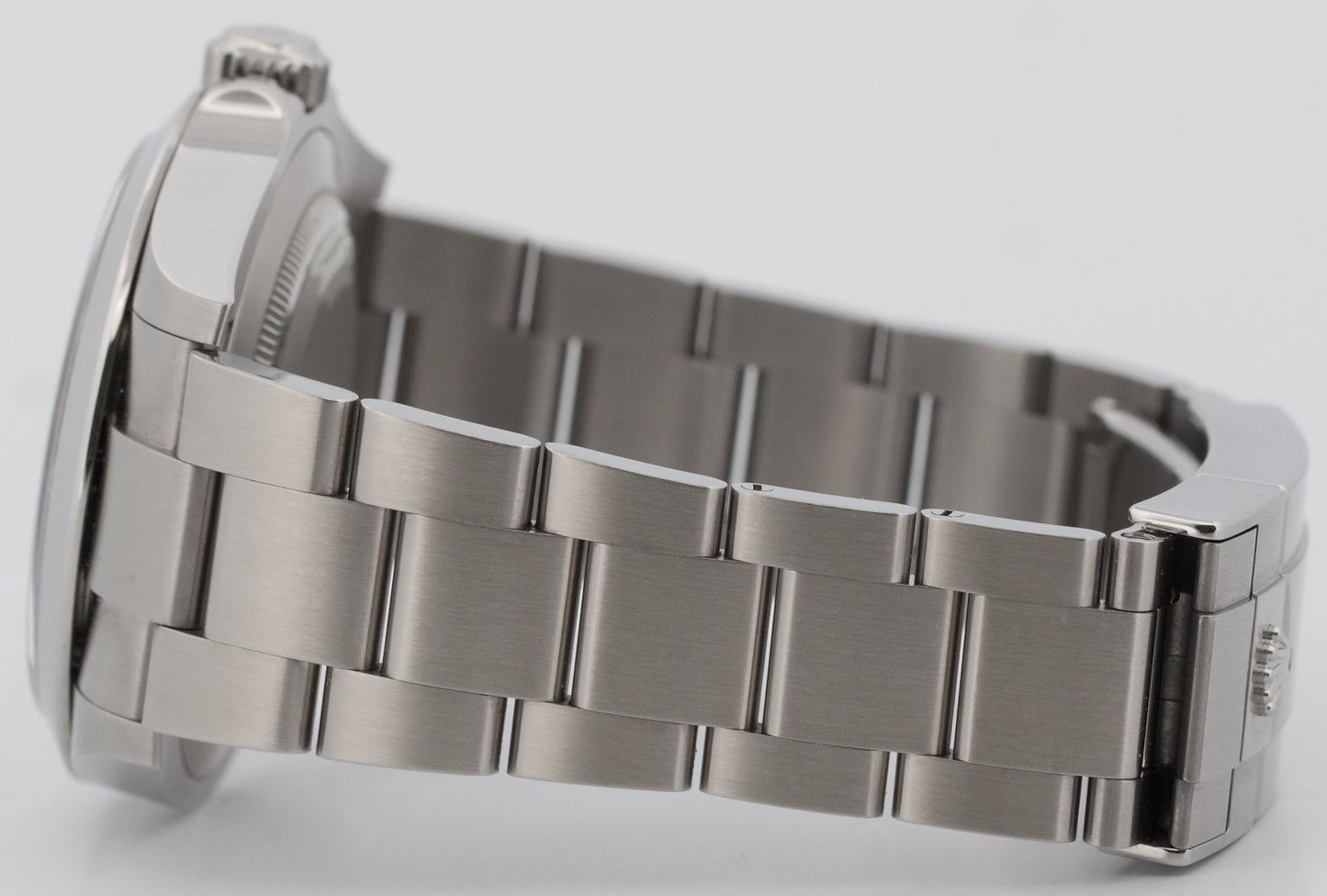 UNPOLISHED 2023 PAPERS Rolex Air-King 40mm Green BLACK Steel Watch 126900 BOX