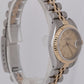 Rolex DateJust 26mm Champagne Tapestry Two-Tone 18K Gold Stainless Jubilee 69173