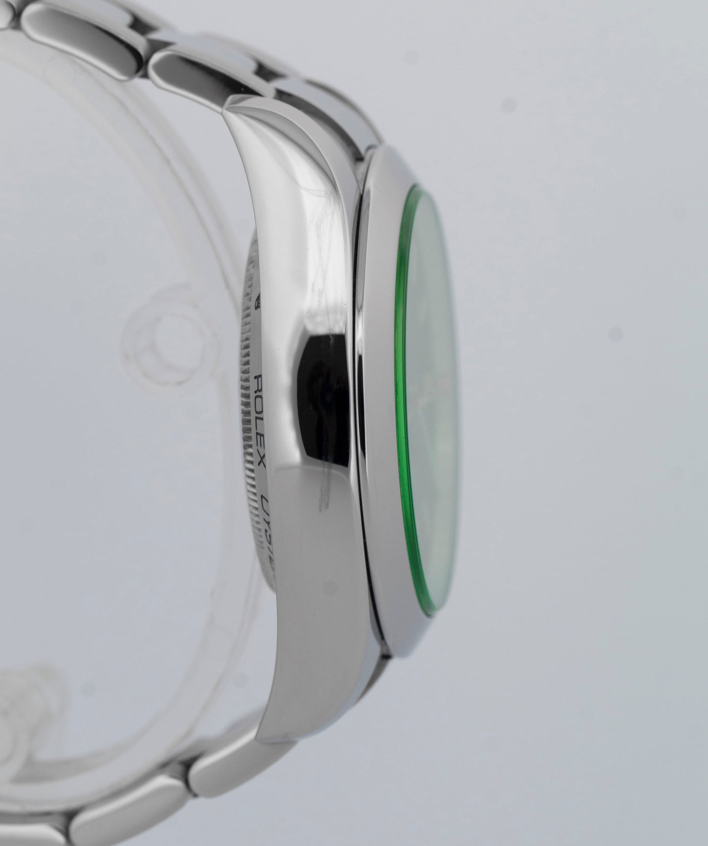 PAPERS Rolex Milgauss Green BLACK 40mm 116400 GV Stainless Steel Watch BOX