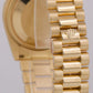 PAPERS Rolex Day-Date President CHAMPAGNE ROMAN 36mm 18K Gold Watch 118238 BOX