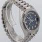 2023 PAPERS Rolex Day-Date President BLUE Ombre White Gold 36mm 128239 Watch BOX