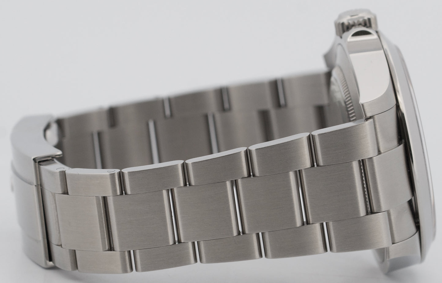 UNPOLISHED 2023 PAPERS Rolex Air-King 40mm Green BLACK Steel Watch 126900 BOX