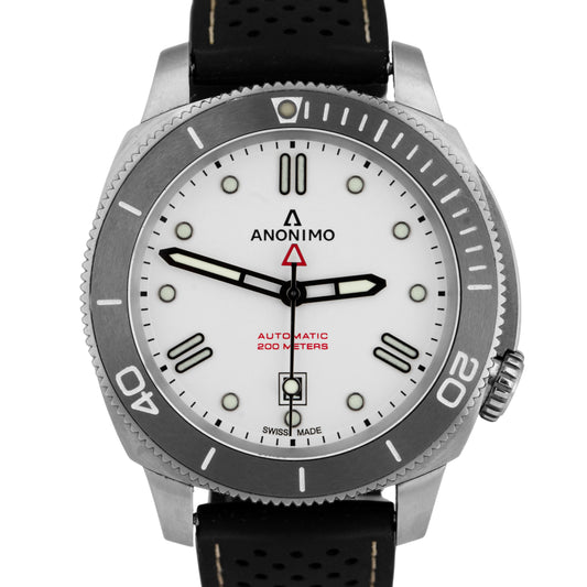 Anonimo Nautilo Automatic White 42mm Stainless Steel Watch AM-1002.05.003.A05