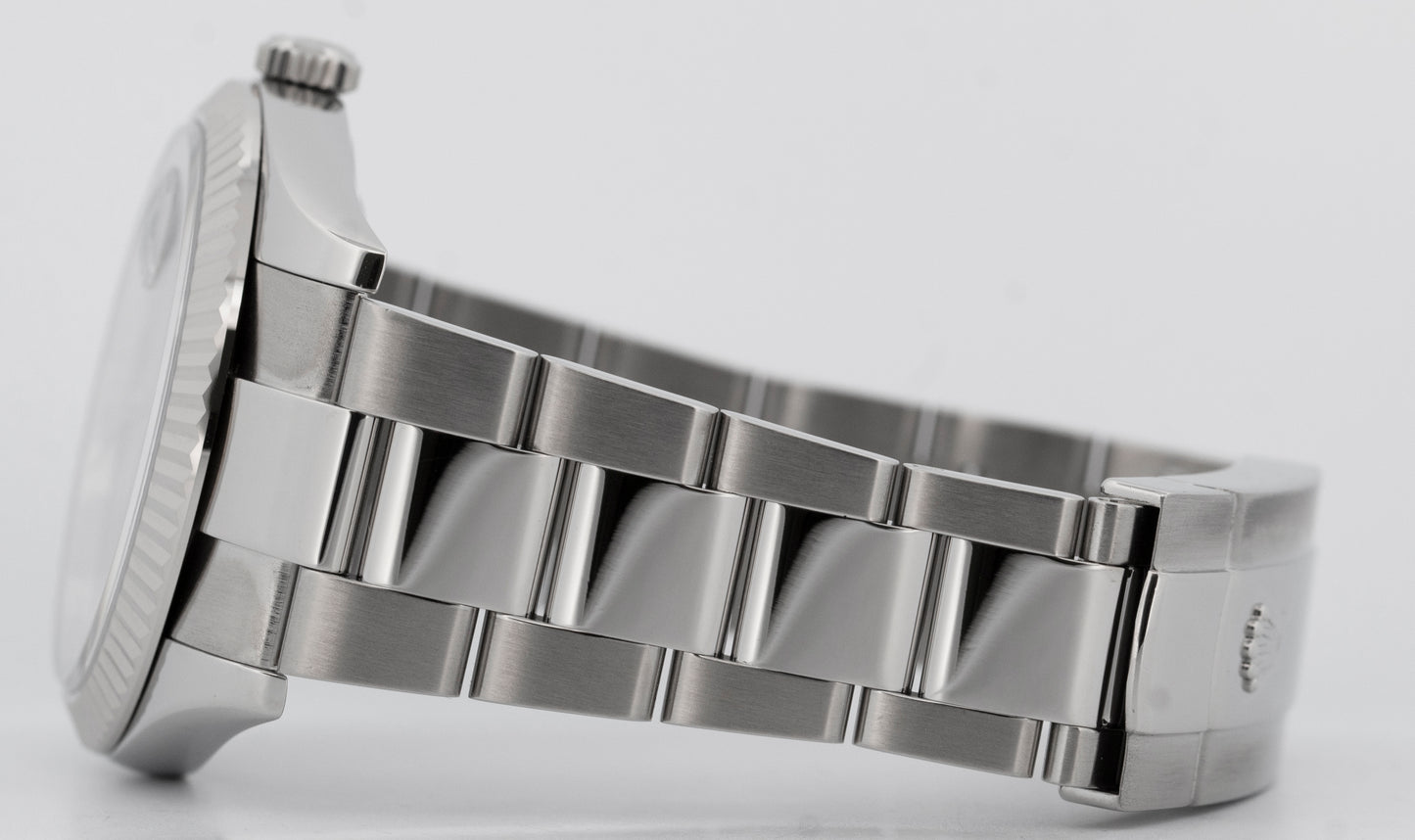 Rolex DateJust 41mm WIMBLEDON 18K White Gold Stainless Steel OYSTER Watch 126334