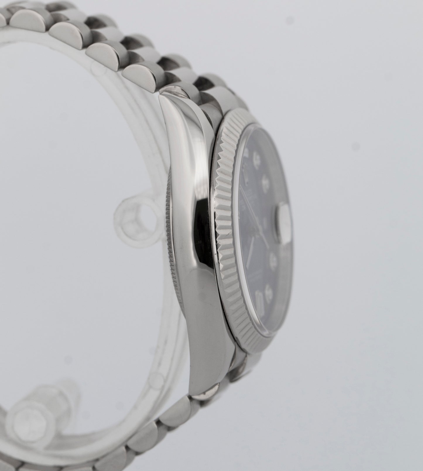 2023 PAPERS Rolex Day-Date President BLUE Ombre White Gold 36mm 128239 Watch BOX