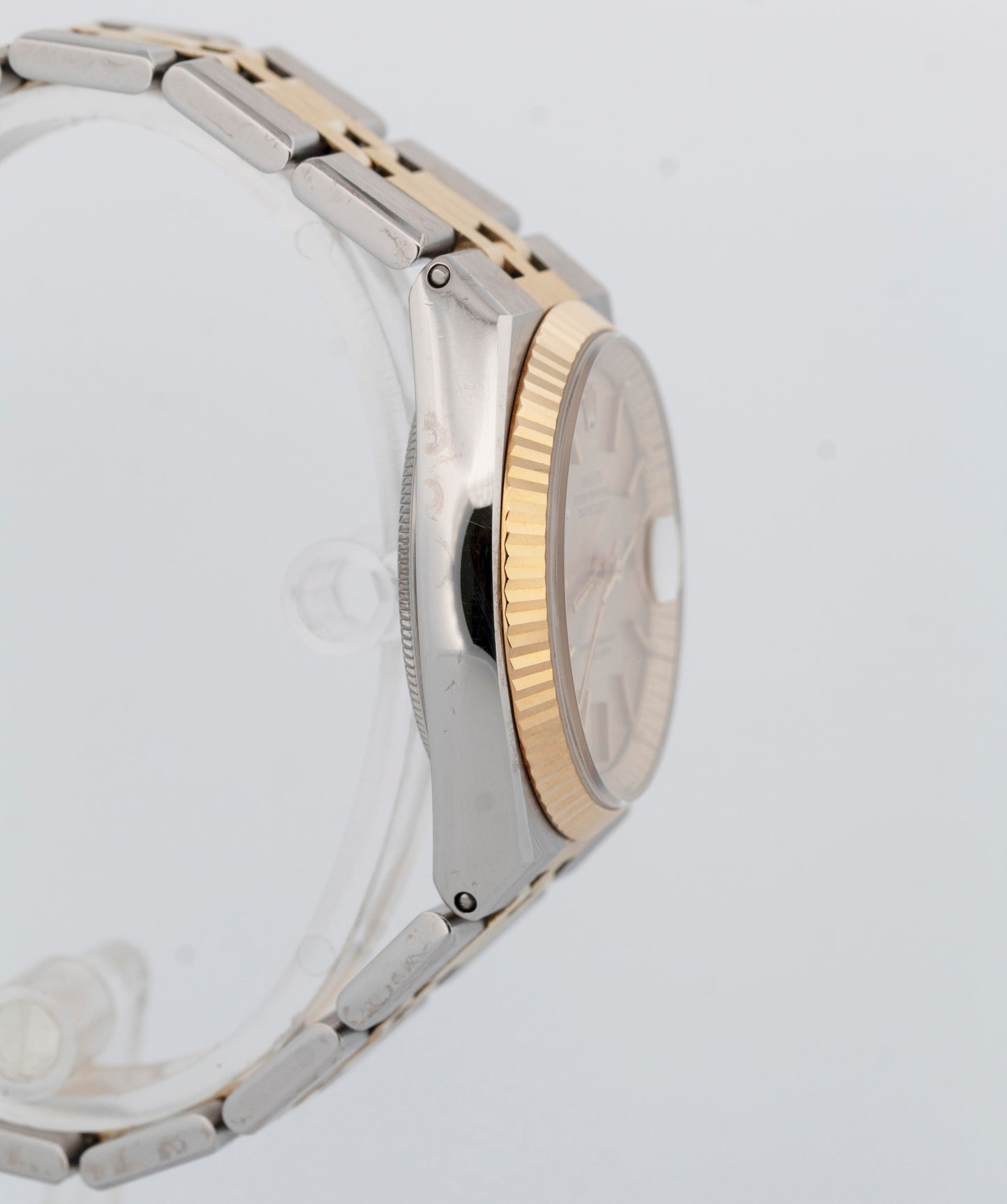 Rolex DateJust 36mm AUTOMATIC INTEGRAL Two-Tone Steel 18K Yellow Gold Watch1630