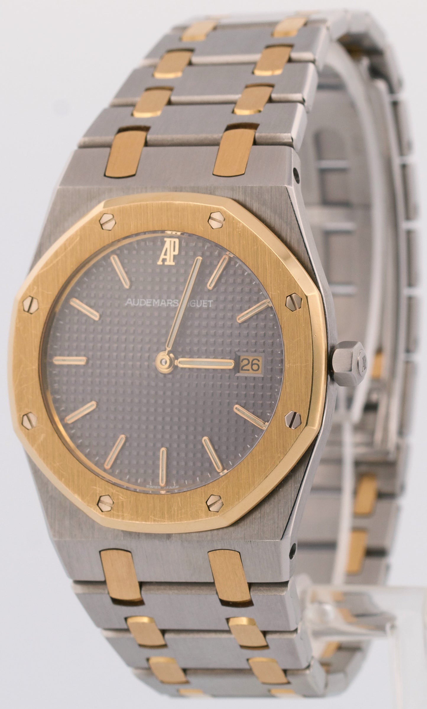 Audemars Piguet Royal Oak GRAY Stainless Steel 18K Quartz 33mm 56175SA Watch