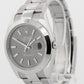 2023 PAPERS Rolex DateJust 41 Stainless Steel RHODIUM 41mm 126300 Watch BOX