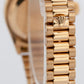 Rolex DateJust President 26mm CHAMPAGNE 18K Yellow Gold Fluted Watch 79178