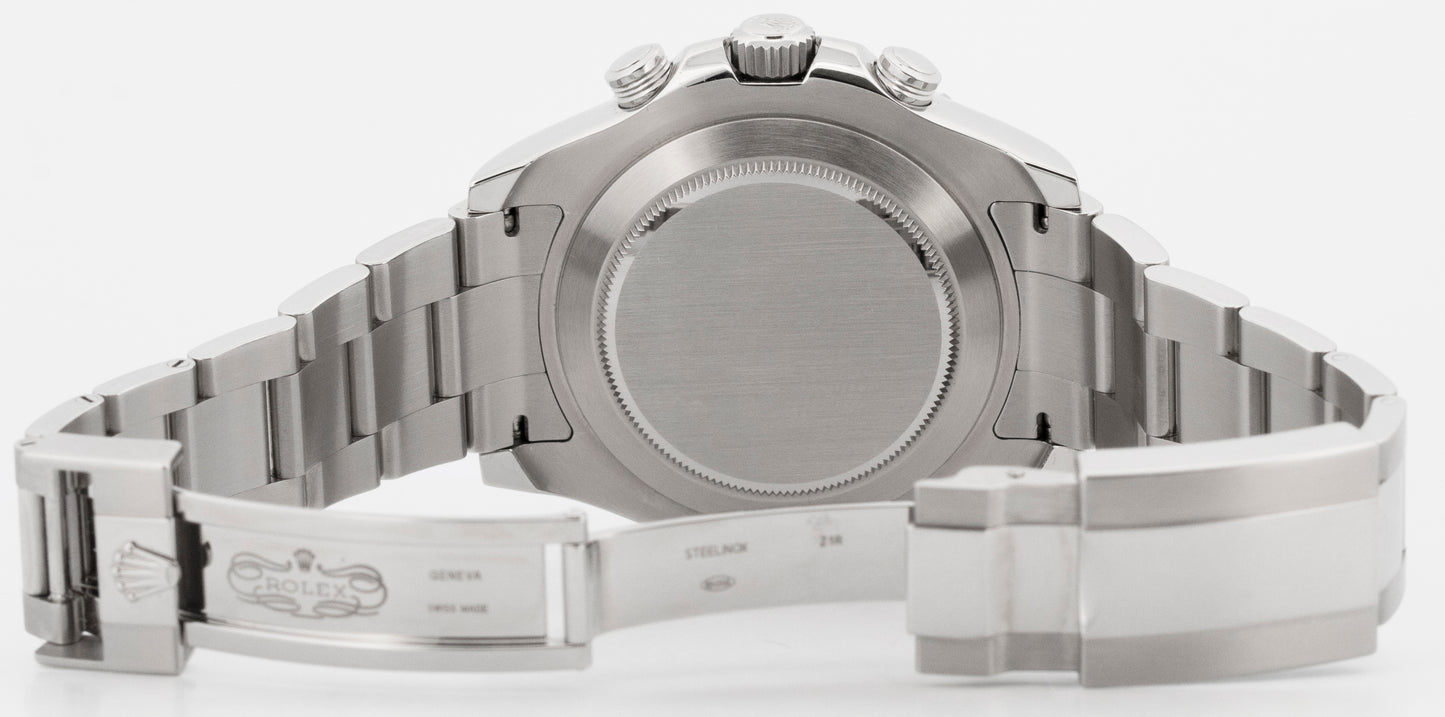 2019 Rolex Yacht-Master II 116680 White Stainless Steel 44mm Watch Box Papers