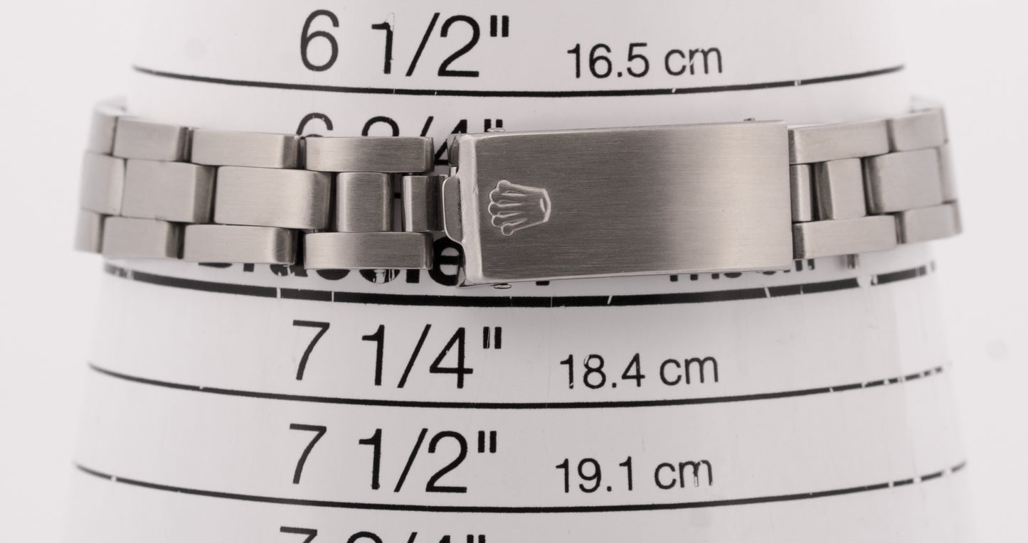 1978 Ladies Rolex Oyster Perpetual Date 26mm BLUE Stainless OYSTER Watch 6916