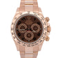 PAPERS Rolex Daytona CHOCOLATE ARABIC 40mm Brown 18K Rose Gold 116505 BOX