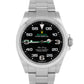 2022 NEW PAPERS Rolex Air-King 40mm Green Black Stainless Steel Watch 126900 BOX