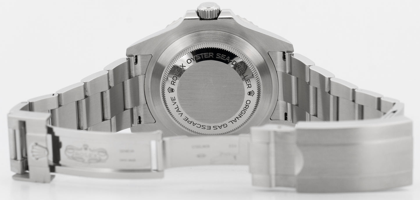 PAPERS Rolex Sea-Dweller 50th-Anniversary Red BLACK 43mm Steel 126600 BOX