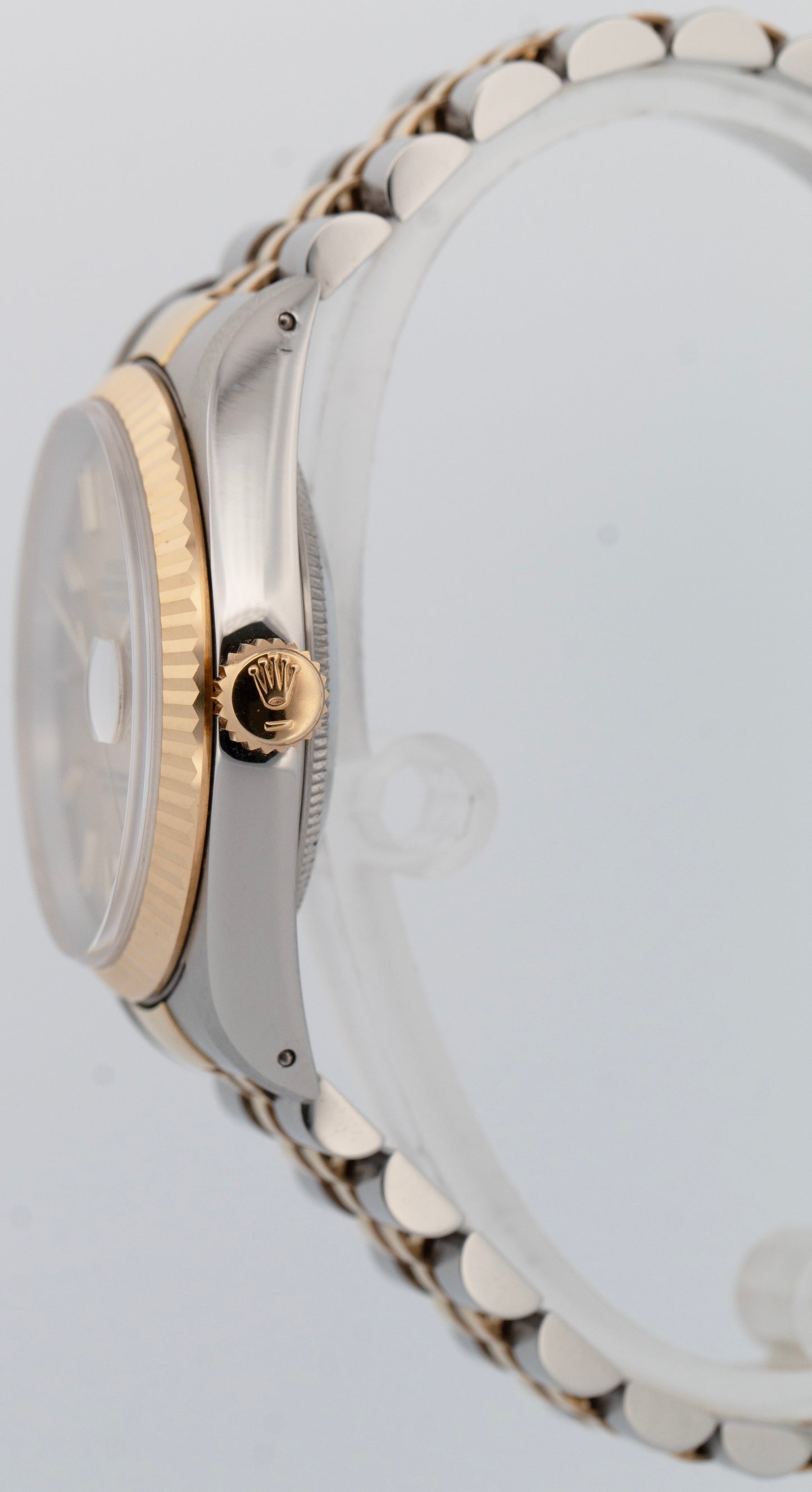 Rolex DateJust 36mm Champagne Two-Tone 18K Yellow Gold Steel JUBILEE Watch 16233